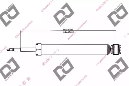 Амортизатор DJ PARTS DS1235GT