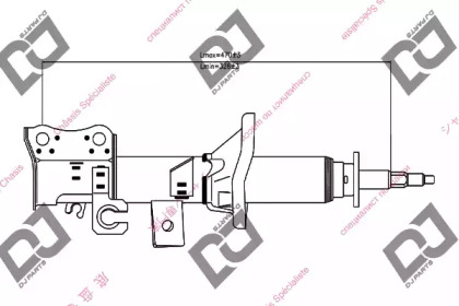 Амортизатор DJ PARTS DS1240GS