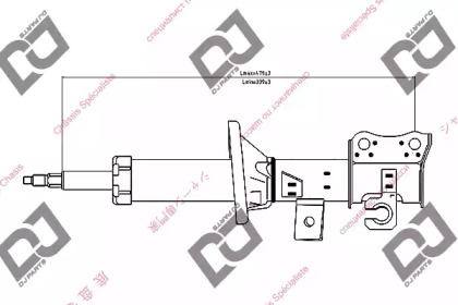 Амортизатор DJ PARTS DS1244GS