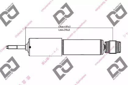 Амортизатор DJ PARTS DS1251GT