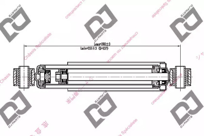 Амортизатор DJ PARTS DS1259HT