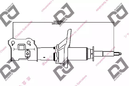 Амортизатор DJ PARTS DS1260GS