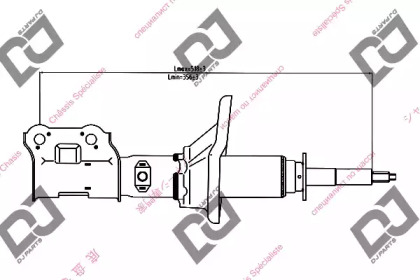 Амортизатор DJ PARTS DS1261GS