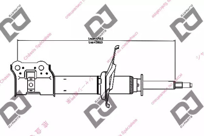 Амортизатор DJ PARTS DS1262GS