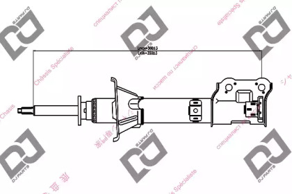 Амортизатор DJ PARTS DS1265GS