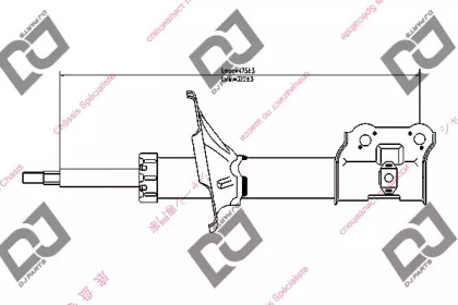 Амортизатор DJ PARTS DS1269GS