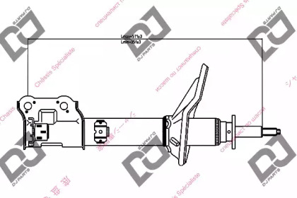 Амортизатор DJ PARTS DS1270GS