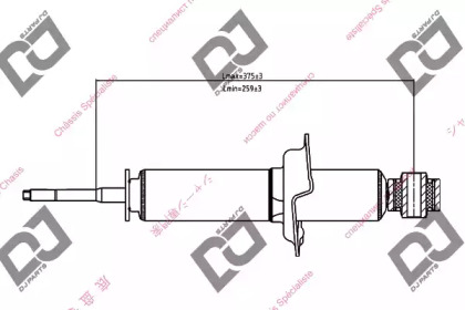 Амортизатор DJ PARTS DS1314GT