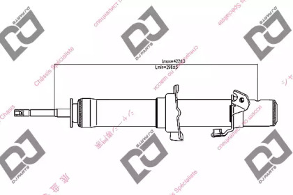 Амортизатор DJ PARTS DS1317GT