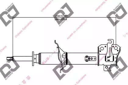 Амортизатор DJ PARTS DS1337GS