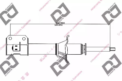 Амортизатор DJ PARTS DS1341GS