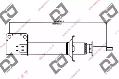 Амортизатор DJ PARTS DS1345GS