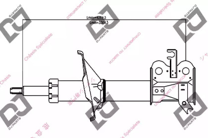 Амортизатор DJ PARTS DS1348GS