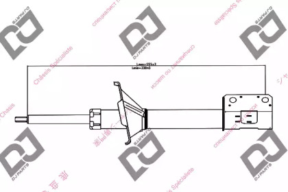 Амортизатор DJ PARTS DS1349GS