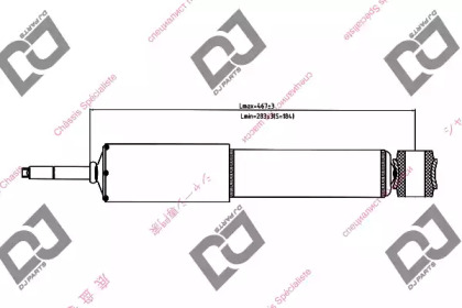 Амортизатор DJ PARTS DS1352GT