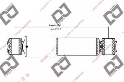 Амортизатор DJ PARTS DS1354HT