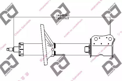 Амортизатор DJ PARTS DS1360GS