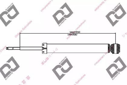 Амортизатор DJ PARTS DS1369GT