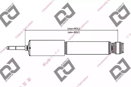 Амортизатор DJ PARTS DS1395GT