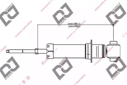 Амортизатор DJ PARTS DS1405GT