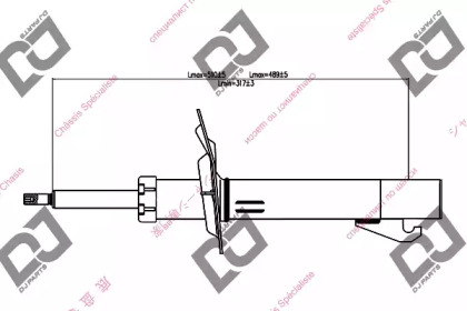 Амортизатор DJ PARTS DS1421GS