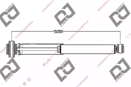 Амортизатор DJ PARTS DS1423GT