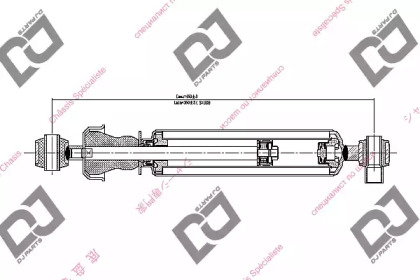 Амортизатор DJ PARTS DS1428GT