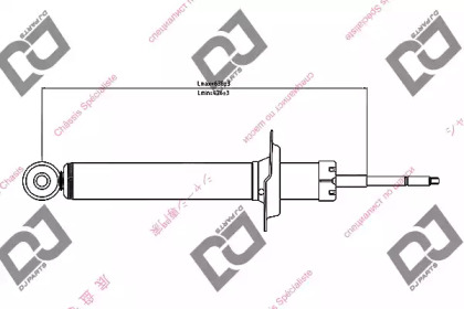 Амортизатор DJ PARTS DS1432GS