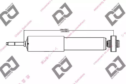 Амортизатор DJ PARTS DS1437GS