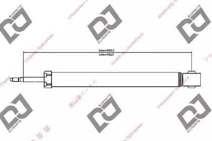 Амортизатор DJ PARTS DS1439GT