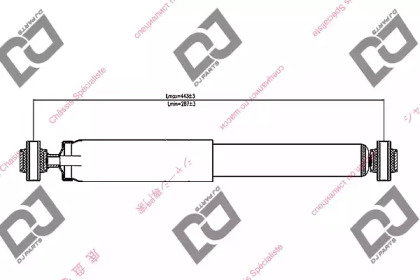 Амортизатор DJ PARTS DS1446GT