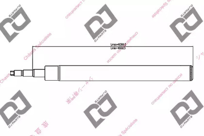 Амортизатор DJ PARTS DS1447GC