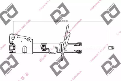 Амортизатор DJ PARTS DS1457GS