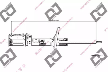 Амортизатор DJ PARTS DS1499GS