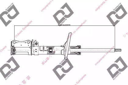 Амортизатор DJ PARTS DS1500GS