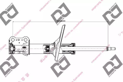 Амортизатор DJ PARTS DS1514GS