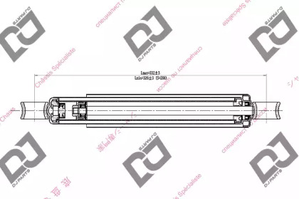 Амортизатор DJ PARTS DS1580HT