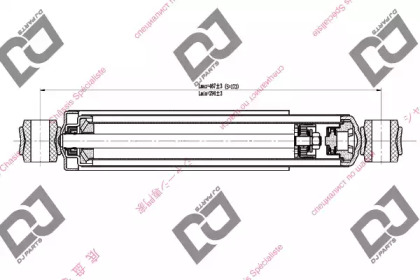 Амортизатор DJ PARTS DS1593HT