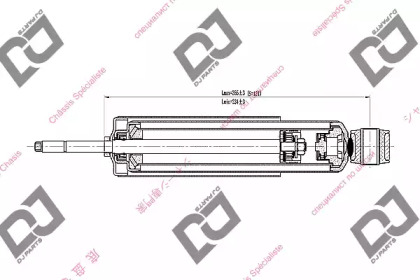 Амортизатор DJ PARTS DS1597HT