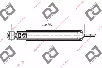 Амортизатор DJ PARTS DS1601HT