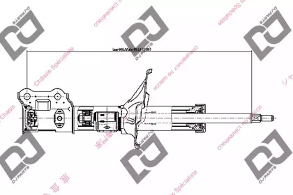 Амортизатор DJ PARTS DS1717GS