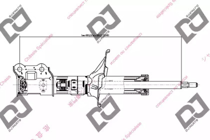 Амортизатор DJ PARTS DS1718GS