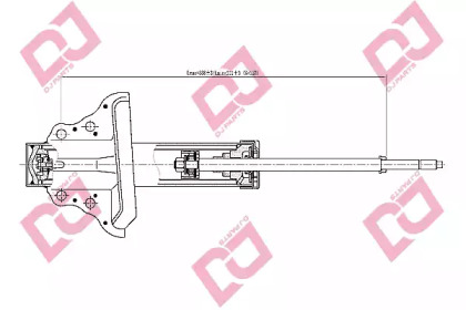 Амортизатор DJ PARTS DS1779GT