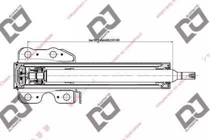 Амортизатор DJ PARTS DS1906GS