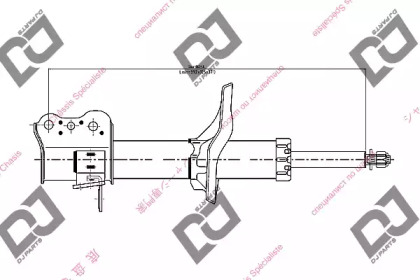 Амортизатор DJ PARTS DS2215GS