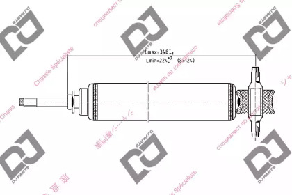 Амортизатор DJ PARTS DS2228HT