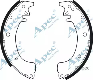 Комплект тормозных колодок APEC braking SHU453