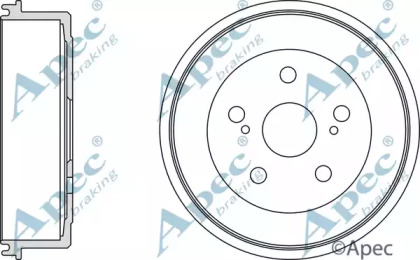 Тормозный барабан APEC braking DRM9988