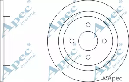 Тормозной диск APEC braking DSK2493