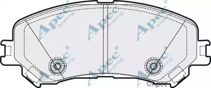 Комплект тормозных колодок APEC braking PAD2144